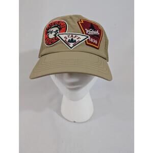Woolrich Target Collaboration Patch Trucker Hat Khaki Mesh Snapback New + Tags